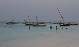 At this part of the beach fishermen had their boats